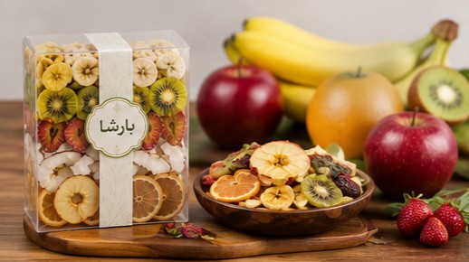 بسته ۱ کیلوگرمی میوه خشک بارشا (۶ میوه) - 3